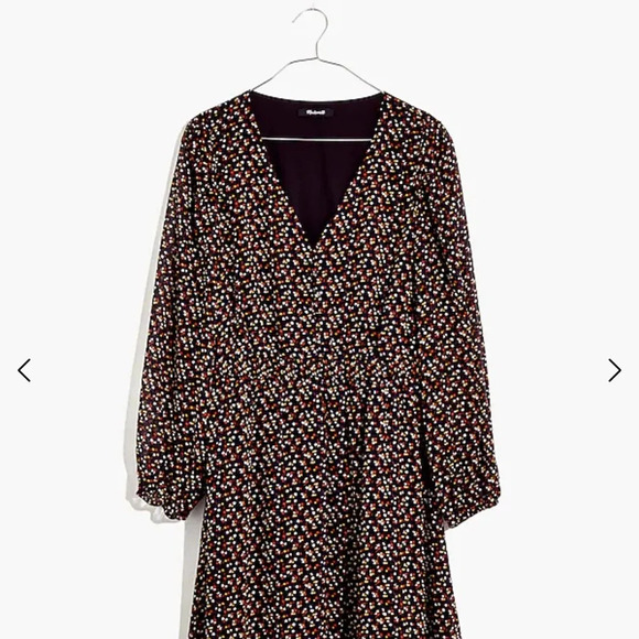 Madewell, beautiful excellent condition Georgette dress  extra small/pet… - Picture 5 of 9